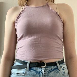 Charlotte Russe Cropped Halter
